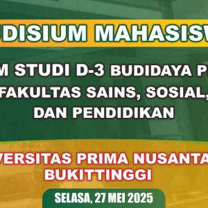 Yudisium Program Studi D-3 Budidaya Pertanian